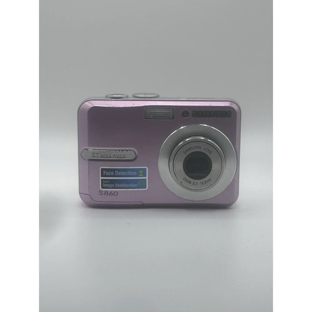 Samsung S860 Pink 8.1MP Digital Camera 3x Zoom Untested For Parts/ Repair
